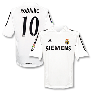 05-06 Real Madrid Home shirt   No.10 Robinho