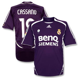 06-07 Real Madrid 3rd Shirt + No.18 Cassano