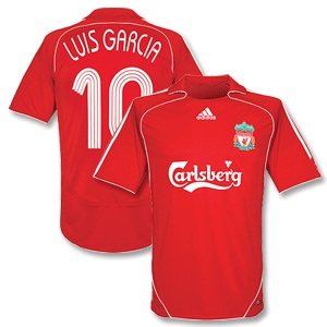 Adidas 06-08 Liverpool Home Shirt   Luis Garcia 10 (C/L Style)