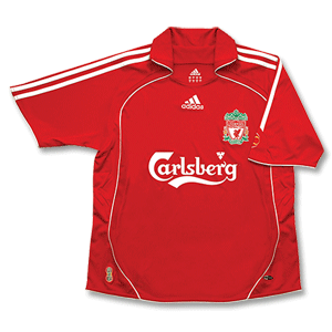 06-08 Liverpool Home Shirt - Boys