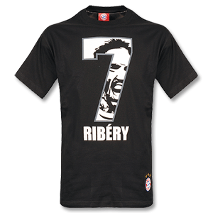 Adidas 07-08 Bayern Munich Ribery T-shirt - black