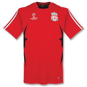 Adidas 07-08 Liverpool UCL Training Jersey - Red/Black