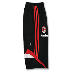 Adidas 08-09 AC Milan 3/4 Training Pants - Black/Red *import