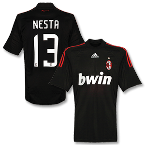 Adidas 08-09 AC Milan 3rd Shirt   Nesta 13
