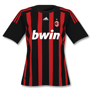 08-09 AC Milan Home Shirt - Womens