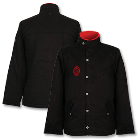 08-09 AC Milan Stadium Jacket Black *import