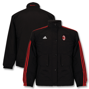 Adidas 08-09 AC Milan Womens Padded Jacket - L/S - Black