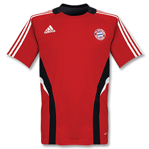 Adidas 08-09 Bayern Munich Training Shirt - Red/Navy