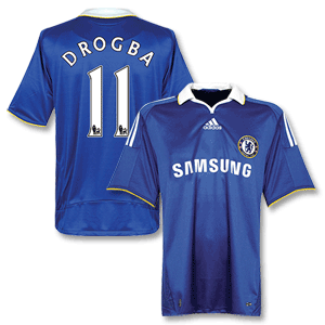 Adidas 08-09 Chelsea Home Shirt   Drogba 11