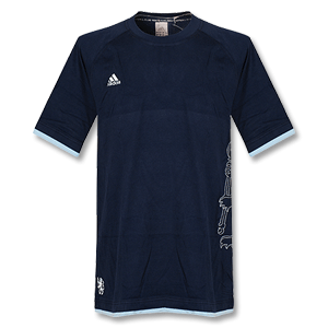 Adidas 08-09 Chelsea Style Layered T-Shirt - Navy