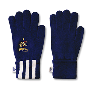 Adidas 08-09 France Gloves - Royal/White