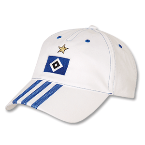Adidas 08-09 Hamburg SV 3 Stripe Cap white