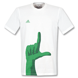 Adidas 08-09 Legia Warsaw Graphic Tee - White