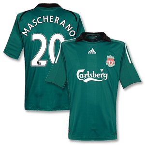 Adidas 08-09 Liverpool 3rd Shirt   Mascherano 20