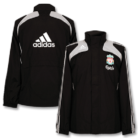 Adidas 08-09 Liverpool All Weather Jacket - black/lt Grey