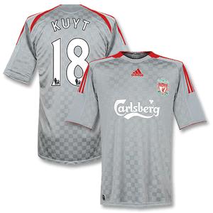 Adidas 08-09 Liverpool Away Shirt   Kuyt 18