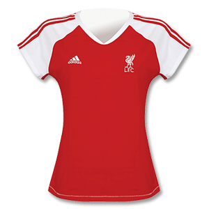Adidas 08-09 Liverpool Essential Women Tee - Red
