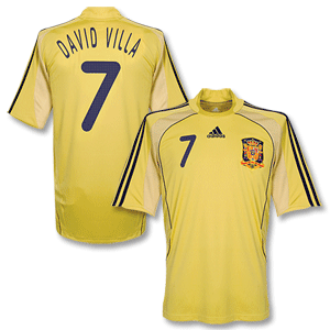 Adidas 08-09 Spain Away Shirt   David Villa 7