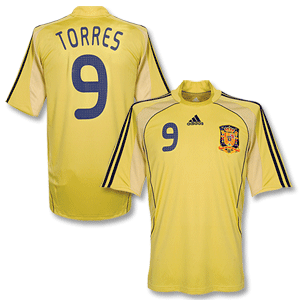 Adidas 08-09 Spain Away Shirt   Torres 9
