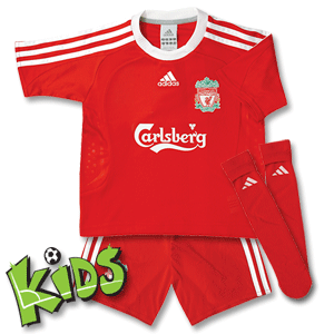 Adidas 08-10 Liverpool Home Mini kit