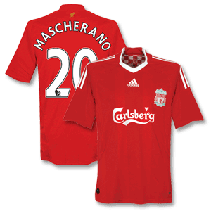 Adidas 08-10 Liverpool Home Shirt   Mascherano 20