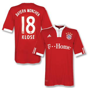Adidas 09-10 Bayern Munich Home Shirt   Klose 18