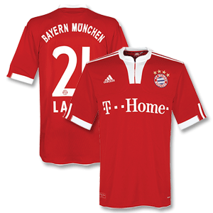 09-10 Bayern Munich Home Shirt + Lahm 21