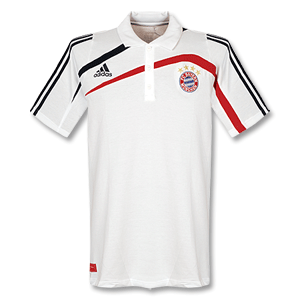 Adidas 09-10 Bayern Munich Polo Shirt - White