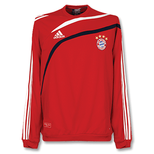 Adidas 09-10 Bayern Munich Sweat Top - Red