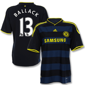 09-10 Chelsea Away Shirt + Ballack No. 13