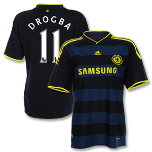 Adidas 09-10 Chelsea Away Shirt   Drogba No. 11