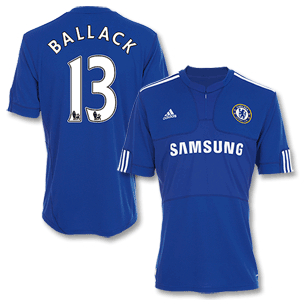 09-10 Chelsea Home Shirt + Ballack 13
