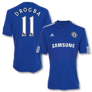 09-10 Chelsea Home Shirt + Drogba 11