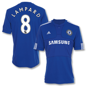 09-10 Chelsea Home Shirt + Lampard 8