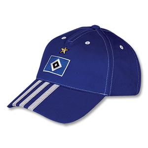 Adidas 09-10 Hamburg SV 3 Stripe Cap - blue