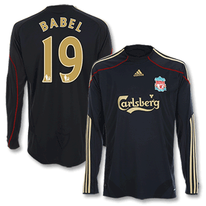 Adidas 09-10 Liverpool Away L/S Shirt   Babel 19