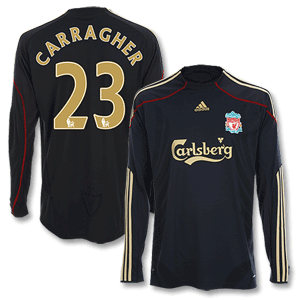 Adidas 09-10 Liverpool Away L/S Shirt   Carragher No.23