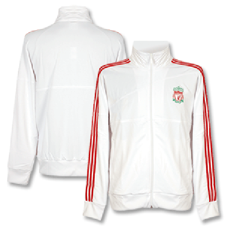Adidas 09-10 Liverpool Essential Track Top - white