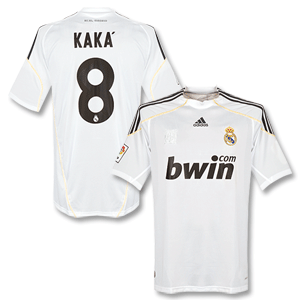 09-10 Real Madrid Home Shirt + Kaka 8