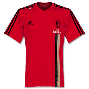 Adidas 11-12 AC Milan T-Shirt - Red