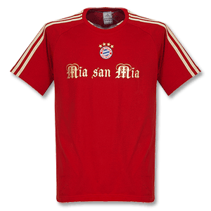 Adidas 11-12 Bayern Munich Graphic T-Shirt - Red