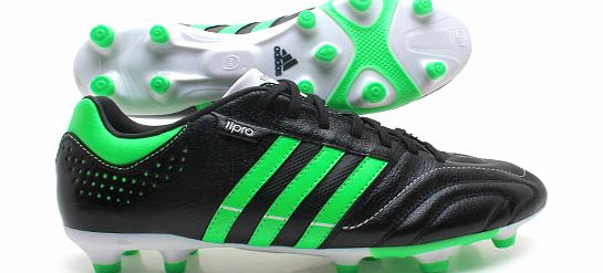 Adidas 11 Nova TRX FG Football Boots Black/Green