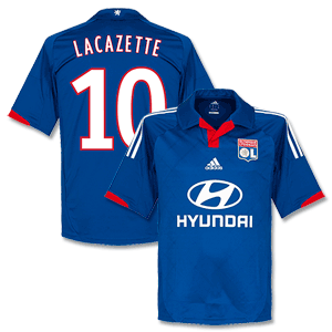 Adidas 12-13 Olympique Lyon Away Shirt   Lacazette 10
