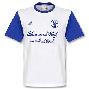 Adidas 12-13 Schalke 04 Graphic T-Shirt - White