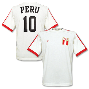 Adidas 1980 Peru Tee - White/Red