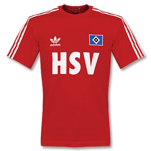 Adidas 1983 Hamburg SV Heritage Champions Tee - Red