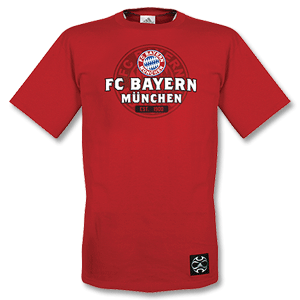 Adidas 2007 Bayern Munich Club Tee - Red