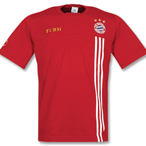 Adidas 2007 Bayern Munich Linear Tee - Red