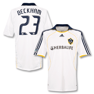 2008 LA Galaxy Home Shirt + Beckham No.23
