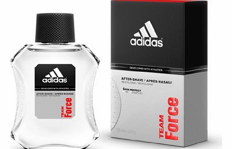 adidas 2x Adidas After Shave Apres Rasage ``Team Force`` Revitalising 100ml each